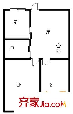 鞍山二路小區(qū)戶型圖鞍山二路居民區(qū) 2室1廳 63 2室1廳1衛(wèi)1廚
