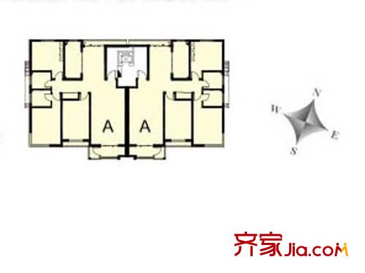 如意家園戶型圖A戶型位置圖（2#） 