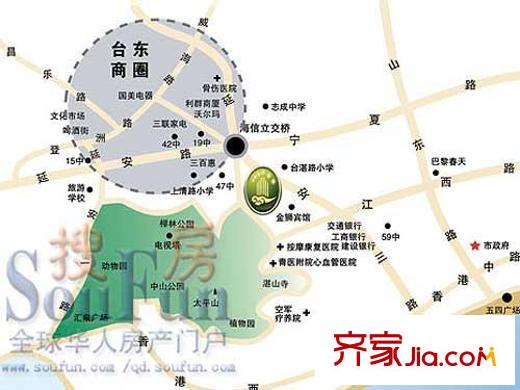 如意家園交通圖