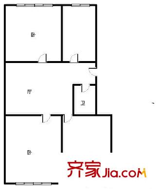 遼寧路小區(qū)戶型圖3室戶型圖 3室1廳1衛(wèi)1廚