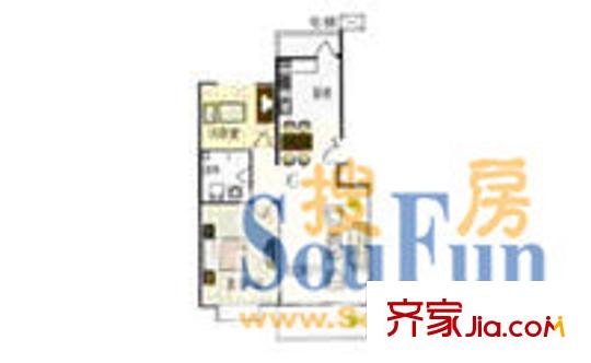麗景苑戶型圖戶型3 