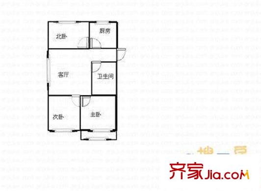 大嶗路小區(qū) 戶型圖