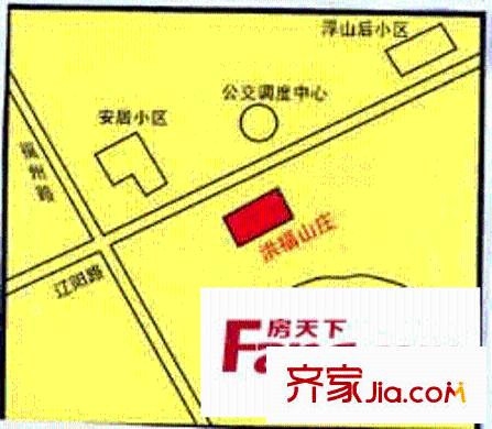 洪福山莊交通圖
