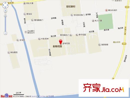 金地花園交通圖