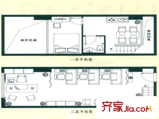 萬和家園戶型圖B戶型 3室2廳1衛(wèi)1廚