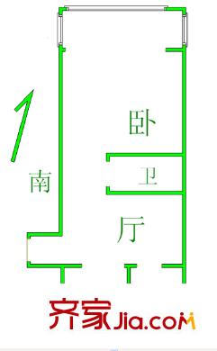 盛華園 2室 戶型圖