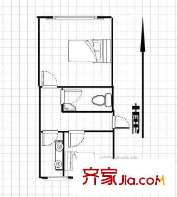 順合家園戶型圖公安局家屬院 2室 戶型圖 2室1衛(wèi)1廚