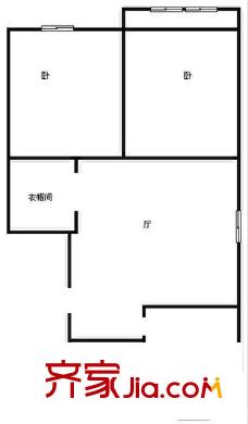 櫸林新村 3室 戶型圖