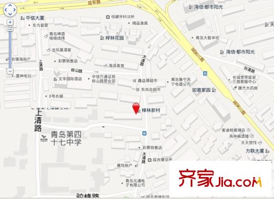 櫸林新村交通圖