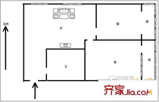 金壇路小區(qū)戶(hù)型圖1室戶(hù)型圖 1室1廳1衛(wèi)1廚