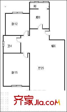 東興市場戶型圖2室戶型圖 2室2廳1衛(wèi)1廚