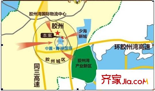 緹香郡交通圖