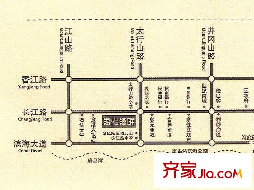 海怡灣畔交通圖