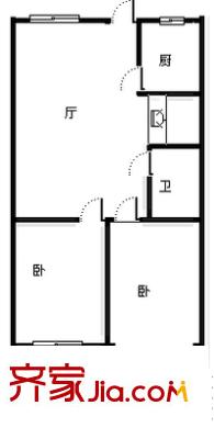 祥泰家園 2室1廳 60平