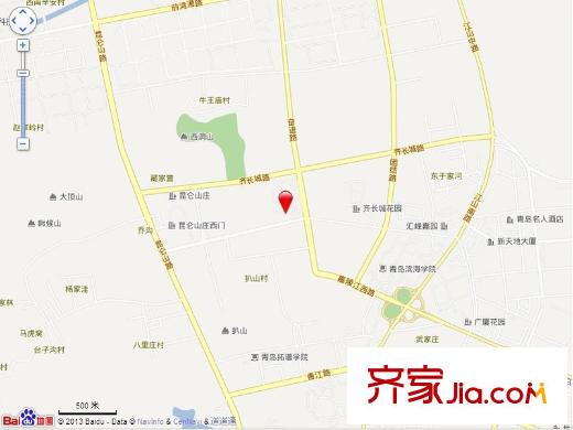 秀蘭禧悅山交通圖