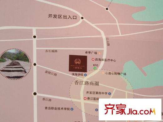 秀蘭禧悅山交通圖