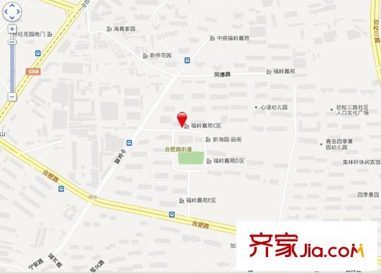 福嶺嘉苑C區(qū)交通圖