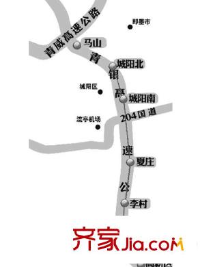 山景小城周邊配套之青銀高速