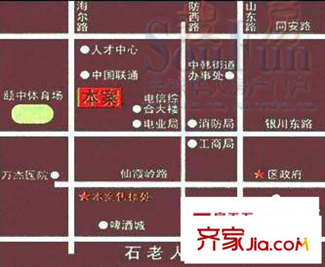 龍海明珠交通圖