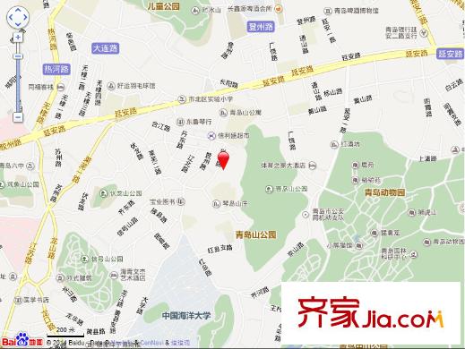 山外青山小區(qū)交通圖