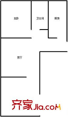 東山商城 戶型圖 二居