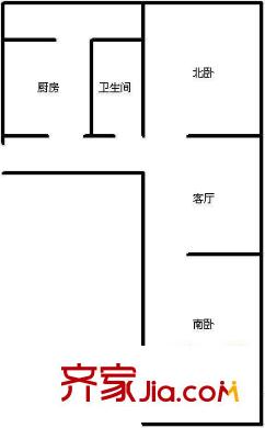 東山商城 戶型圖 二居