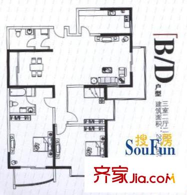 金華公寓B/D戶型圖