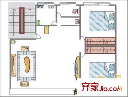 華城路四小區(qū)戶型圖華四小區(qū) 2室 戶型圖 2室1廳1衛(wèi)1廚