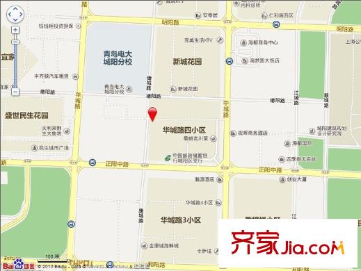 華城路四小區(qū)交通圖
