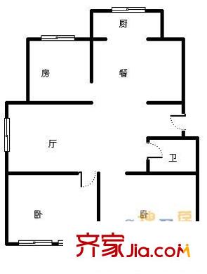 國(guó)際城名苑3室 戶型圖