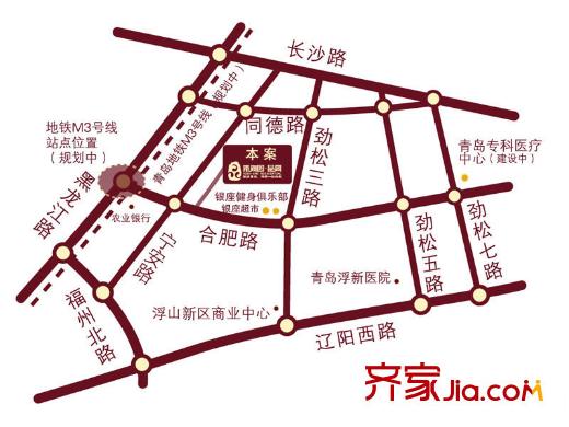 新海園品閣交通圖