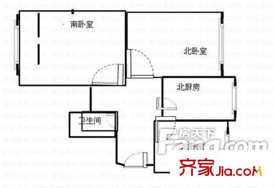嘉定路小區(qū) 戶型圖