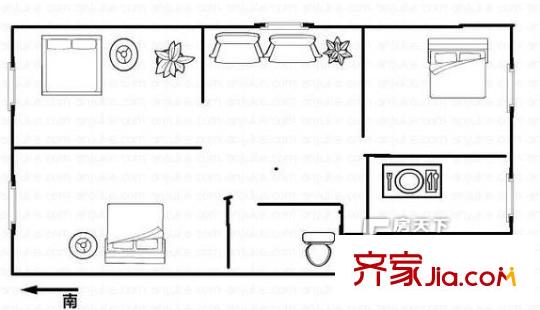 嘉定路小區(qū) 戶型圖