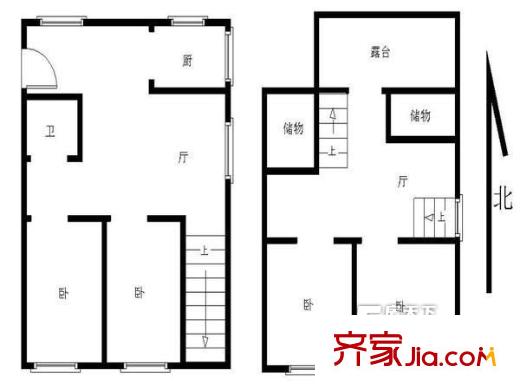 東海一路小區(qū)戶型圖4室戶型圖 4室2廳1衛(wèi)1廚