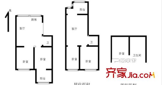 東海一路小區(qū)戶型圖5室 5室2廳3衛(wèi)1廚