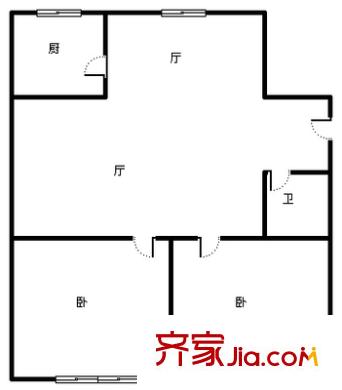 漳浦路小區(qū) 3室 戶型圖