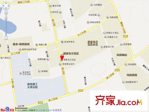 薛家島示范小區(qū)交通圖