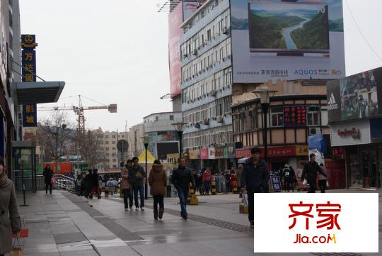 臺(tái)東步行街外景圖 
