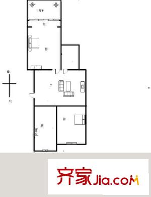 福源居小區(qū) 3室 戶型圖