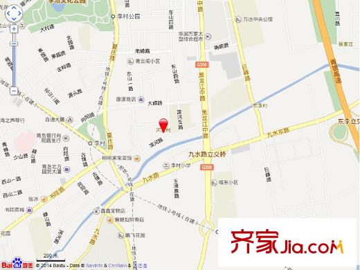 濱河路小區(qū)交通圖