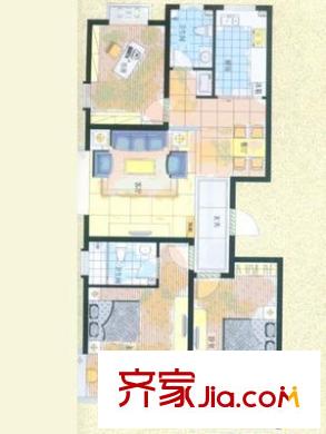 陽(yáng)光馨苑(城陽(yáng))戶型圖青島陽(yáng)光馨苑 2室 戶型圖 2室1廳1衛(wèi)1廚