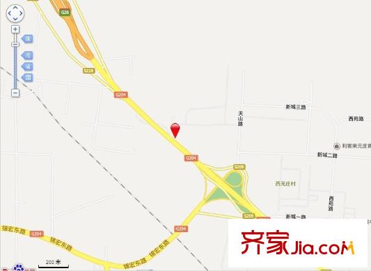 西元莊三期交通圖