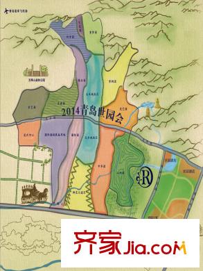 玫瑰庭院區(qū)位圖