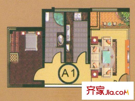 青島 迪維花園 戶型圖