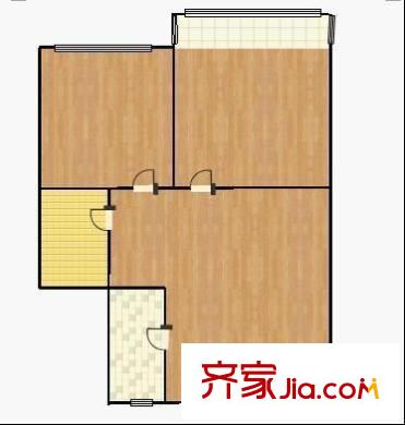 遠(yuǎn)洋新村 2室 戶型圖