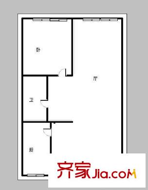 遠(yuǎn)洋新村 2室 戶型圖