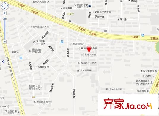 遠(yuǎn)洋新村交通圖