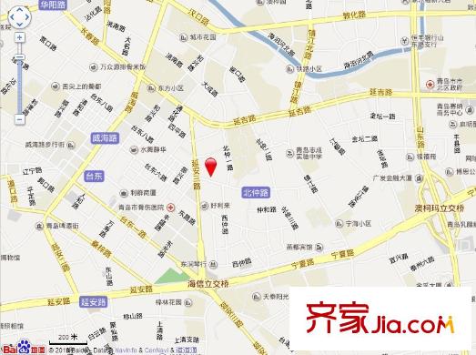 延安三路小區(qū)交通圖