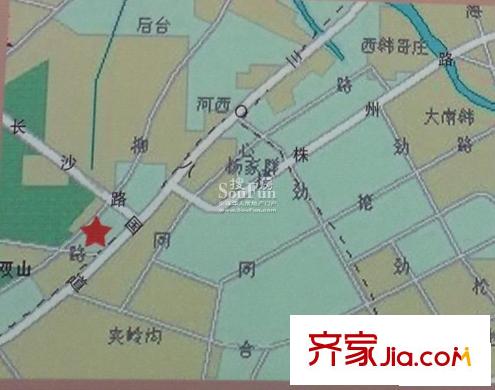 興旺花園交通圖區(qū)位圖
