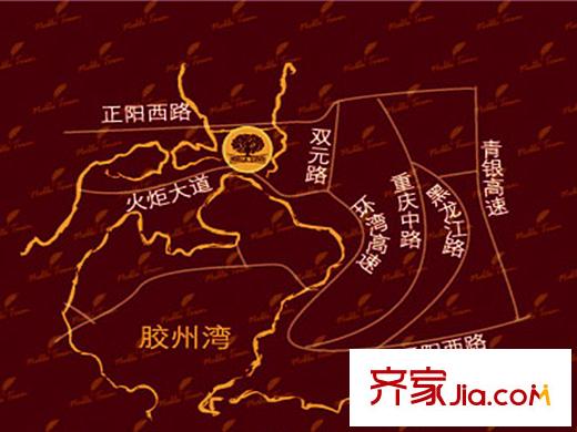 世茂公園美地交通圖
